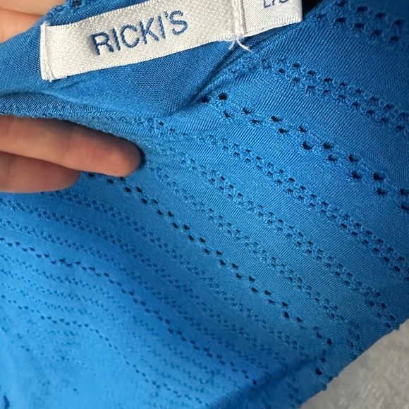 Ricki's Deep Blue Textured Tank Top - Picture 2 of 5